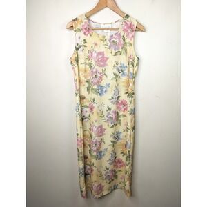 Pride & Joy Vintage Floral Sleeveless Maxi Dress USA Cottage